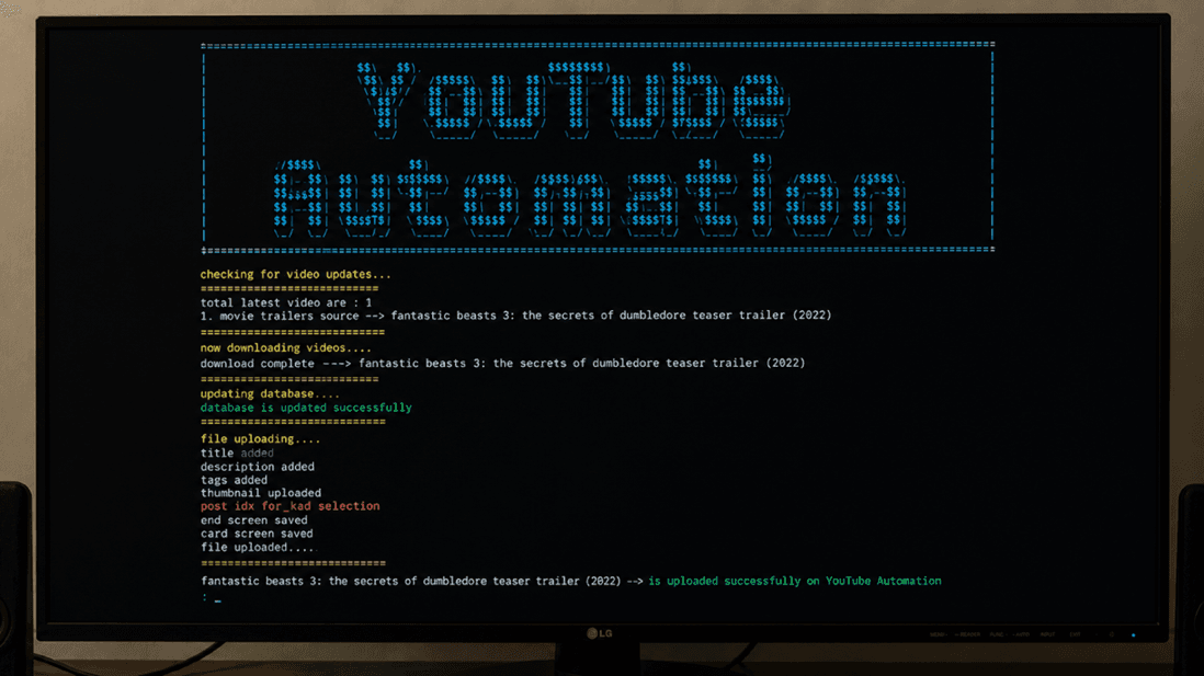 YouTube Automation Tool