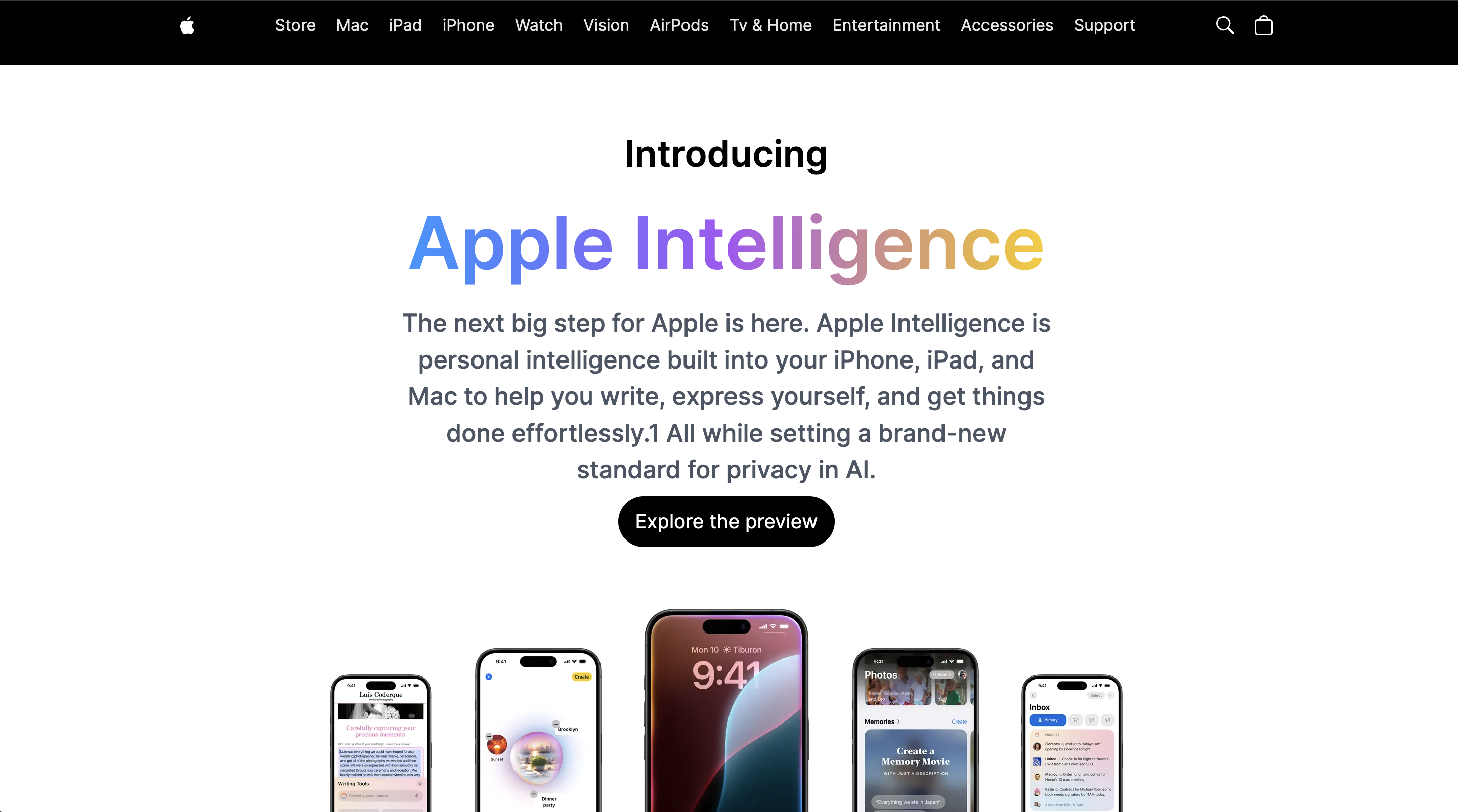 Apple screenshot