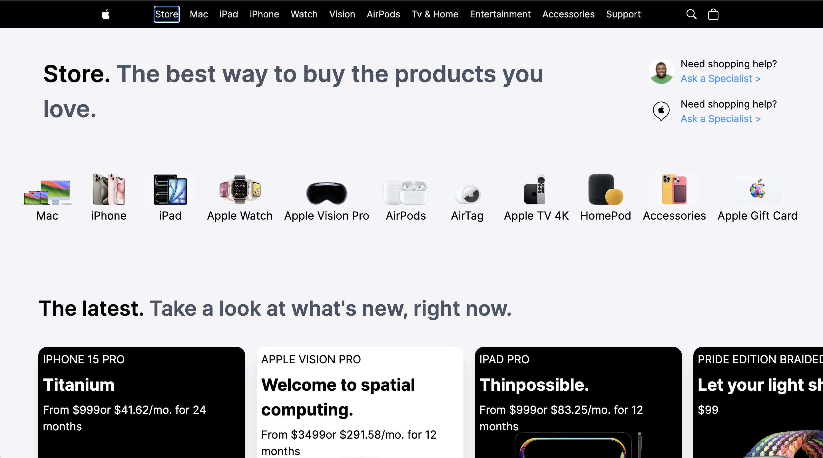 Apple screenshot