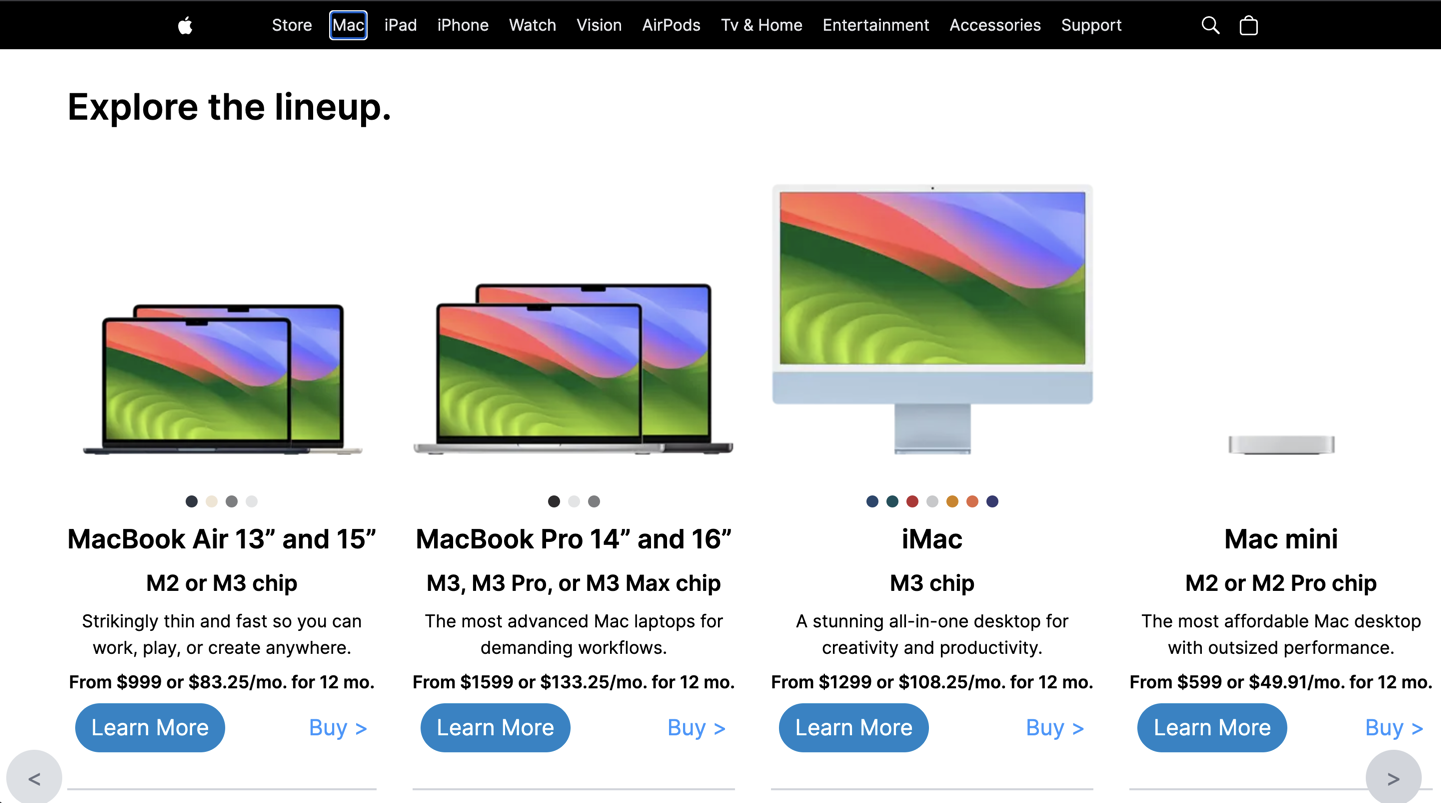 Apple screenshot