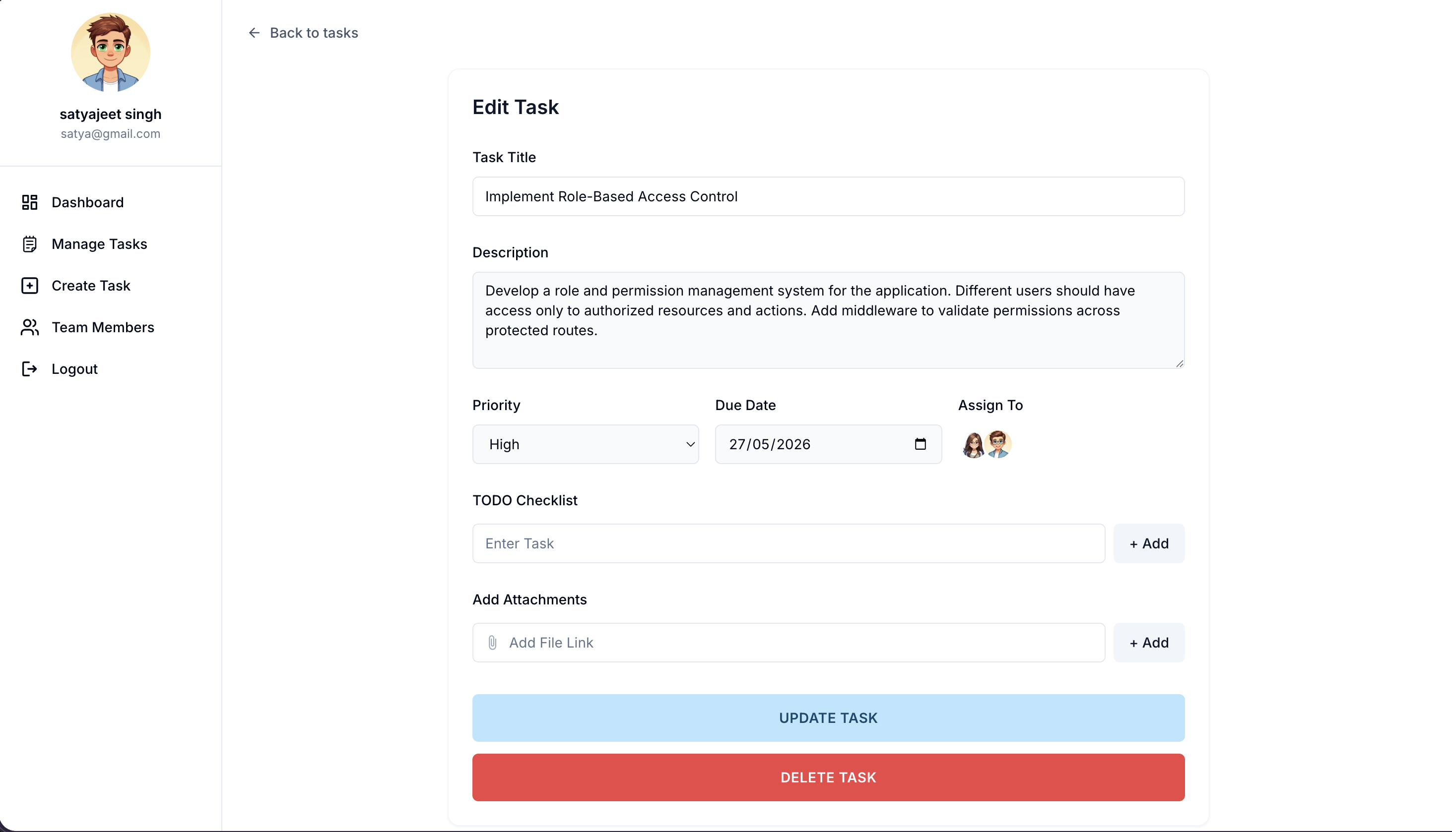 Task Forge screenshot