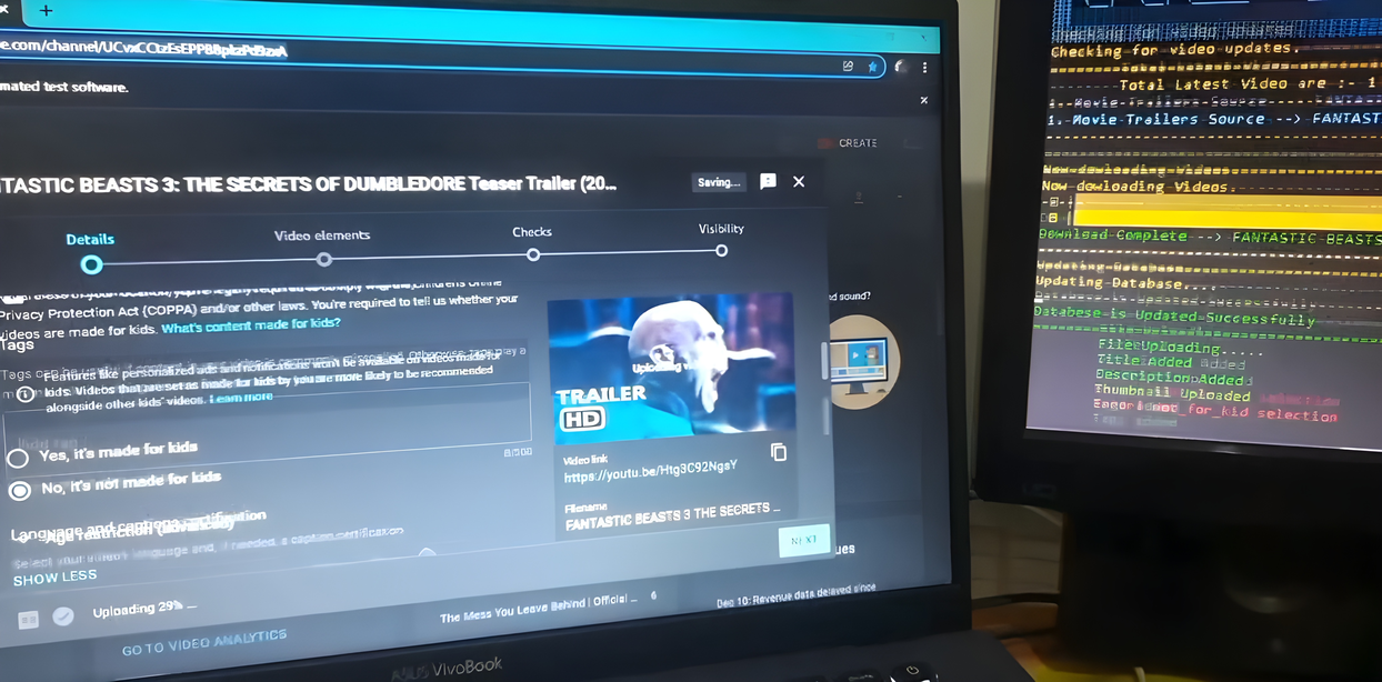 YouTube Automation Tool screenshot