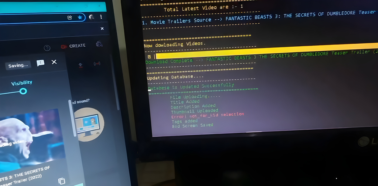 YouTube Automation Tool screenshot